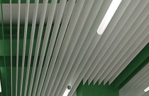 Реечный потолок Пластинообразного дизайна